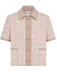 Dior - Macrocannage Short-Sleeved Jacket - Lyst