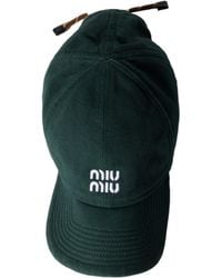 Miu Miu - Denim Baseball Cap - Lyst