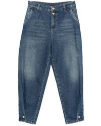 Liu Jo - Curved Leg Jeans - Lyst