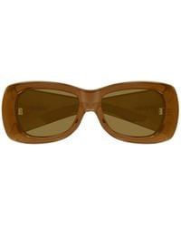 Saint Laurent - Eyewear Howl Oversized Frame Sunglasses - Lyst