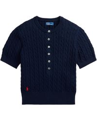 Polo Ralph Lauren - Sweater Henley Knitted Top - Lyst