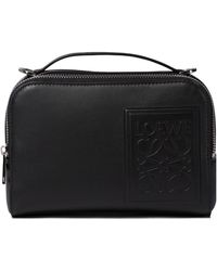 Loewe - Logo Embossed Mini Camera Crossbody Bag - Lyst