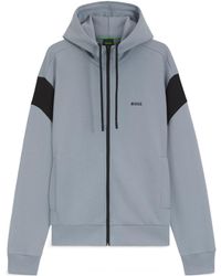 BOSS - Zip-Up Hoodie - Lyst