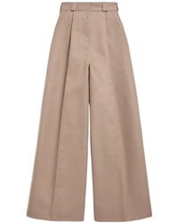 Balenciaga - Wide-Leg Flared Trousers - Lyst