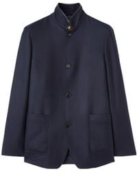 Loro Piana - Single-Breasted Long-Sleeved Cashmere Casual Jacket - Lyst