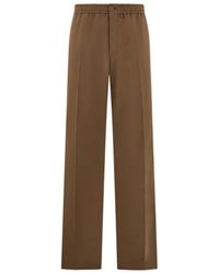 Ferragamo - Ferragamo Straight-Leg Pleated Jogger Pants - Lyst
