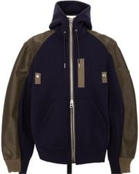 Sacai - Sponge Hooded Zip-Up Jacket - Lyst