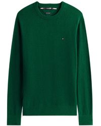 Tommy Hilfiger - Cotton Cashmere Crew Neck Jumper - Lyst