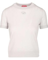 DIESEL - Wool Sweater T-Shirt - Lyst