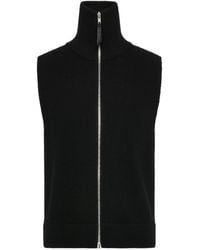 Maison Margiela - Zip Knit Gilet - Lyst