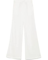 P.A.R.O.S.H. - Wide-Leg Pants With High Waist - Lyst