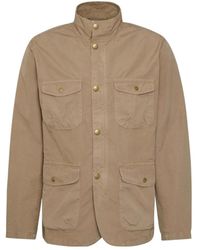 Barbour - Button-Fastening Cotton Jacket - Lyst