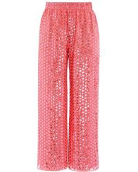 Needle & Thread - Raindrop Gloss Trousers - Lyst