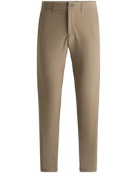 BOSS - Slimfit Cropped Trousers - Lyst