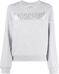 Moschino - Logo Printed Hoodie - Lyst