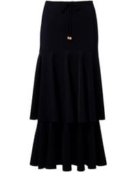 Dorothee Schumacher - Modern Flow Tiered Midi Skirt - Lyst