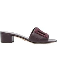 Dolce & Gabbana - Cut-Out Logo Slides - Lyst