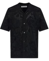 Samsøe & Samsøe - Saconald Open-Knit Shirt - Lyst