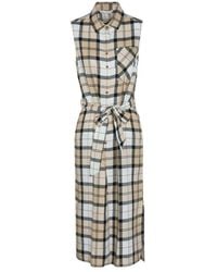 Barbour - Agnes Midi Dress - Lyst