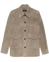 Arma - Suede Casual Jacket - Lyst