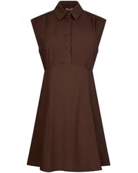 Liu Jo - Short Poplin Dress - Lyst