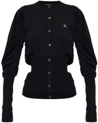 Vivienne Westwood - Eli Ruched-Sleeve Cardigan - Lyst