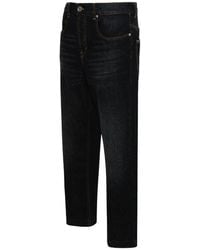 Isabel Marant - Logo Patch Straight Leg Jeans - Lyst