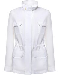 Loro Piana - Collared Drawstring Jacket - Lyst