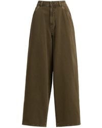 Lemaire - Large Cotton Pants - Lyst