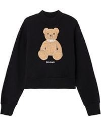 Palm Angels - Bear Printed Crewneck Sweatshirt - Lyst