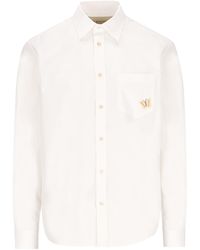 Valentino - Collared Long-Sleeved Shirt - Lyst
