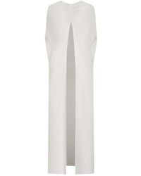 DARKPARK - Ruched Cape Knitted Dress - Lyst