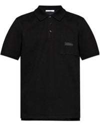 Givenchy - Logo Patch Short-Sleeved Polo Shirt - Lyst