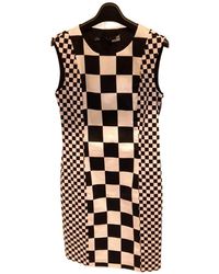 Moschino - Round Collar Contrasting Dress - Lyst