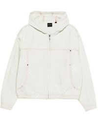 Daily Paper - Hooded Patterned Jacket - Lyst