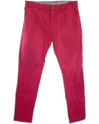Armani Jeans - Logo Decal Casual Pants - Lyst