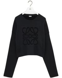 Loewe - Anagram Crewneck Jumper - Lyst