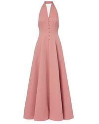 STAUD - Stella Halterneck Cotton-Blend Gown - Lyst