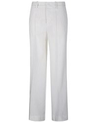 P.A.R.O.S.H. - Pinstriped Trousers - Lyst