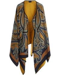 Etro - Paisley Print Cape - Lyst