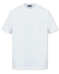 Paul & Shark - Logo-Embroidered Cotton T-Shirt - Lyst