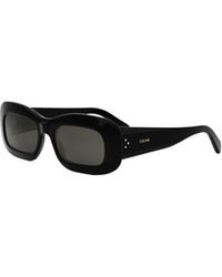 Celine - Logo Sunglasses - Lyst