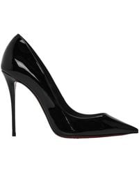 Christian Louboutin - Pointed Toe Patent Leather Stiletto Pumps - Lyst
