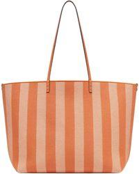Fendi - Roll Striped Large Reversible Tote Bag - Lyst