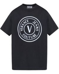 Versace Jeans Couture - Couture Logo Printed Crewneck T-Shirt - Lyst