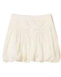 Twinset - Embroidered Mini Skirt - Lyst