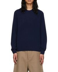 Comme des Garçons - Crew Neck Long-Sleeve Knitted Sweater - Lyst