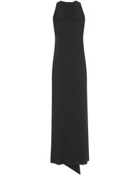 Saint Laurent - Back-Tie Sleeveless Dress - Lyst
