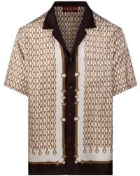Gucci - Pattern-Printed Short-Sleeved Shirt - Lyst