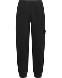 Stone Island - Logo Patch Tapered-Leg Sweatpants - Lyst